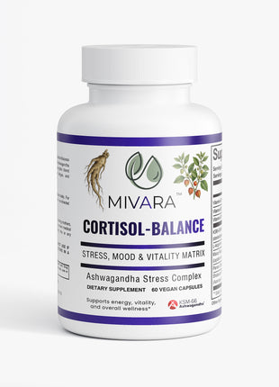 Cortisol-Balance | Stress & Mood Support with KSM-66® Ashwagandha – 60 Capsules