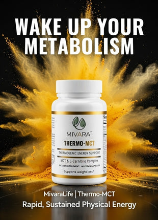 Thermo-MCT | Metabolic Support, Clean Energy & Thermogenesis - 90 Capsules