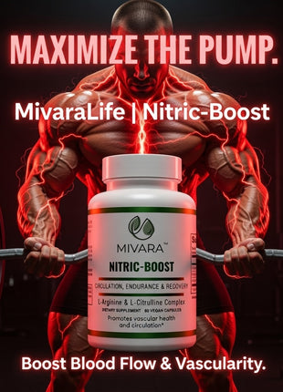 Nitric-Boost | Circulation, Muscle Recovery & Endurance – 60 Capsules