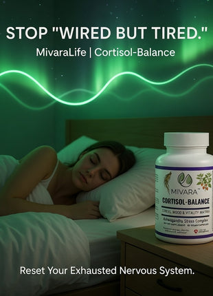 Cortisol-Balance | Stress & Mood Support with KSM-66® Ashwagandha – 60 Capsules