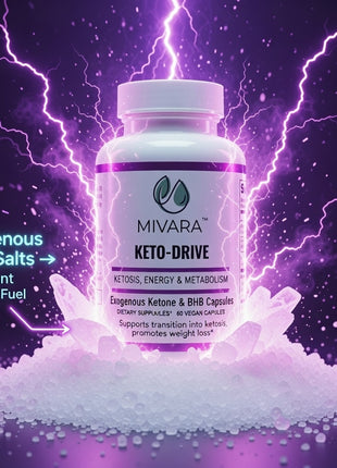 Keto-Drive | Energy, Ketosis Support & Metabolism – 60 Capsules
