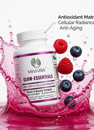 Glow-Essentials | Hair Strength, Nails & Skin Elasticity - 60 Capsules