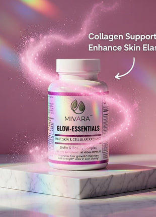 Glow-Essentials | Hair Strength, Nails & Skin Elasticity - 60 Capsules