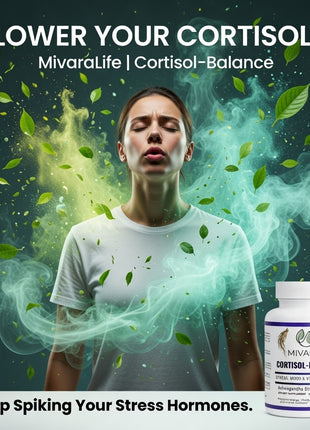 Cortisol-Balance | Stress & Mood Support with KSM-66® Ashwagandha – 60 Capsules