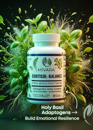 Cortisol-Balance | Stress & Mood Support with KSM-66® Ashwagandha – 60 Capsules