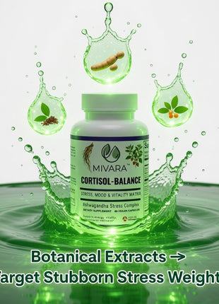 Cortisol-Balance | Stress & Mood Support with KSM-66® Ashwagandha – 60 Capsules