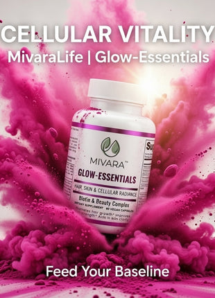 Glow-Essentials | Hair Strength, Nails & Skin Elasticity - 60 Capsules